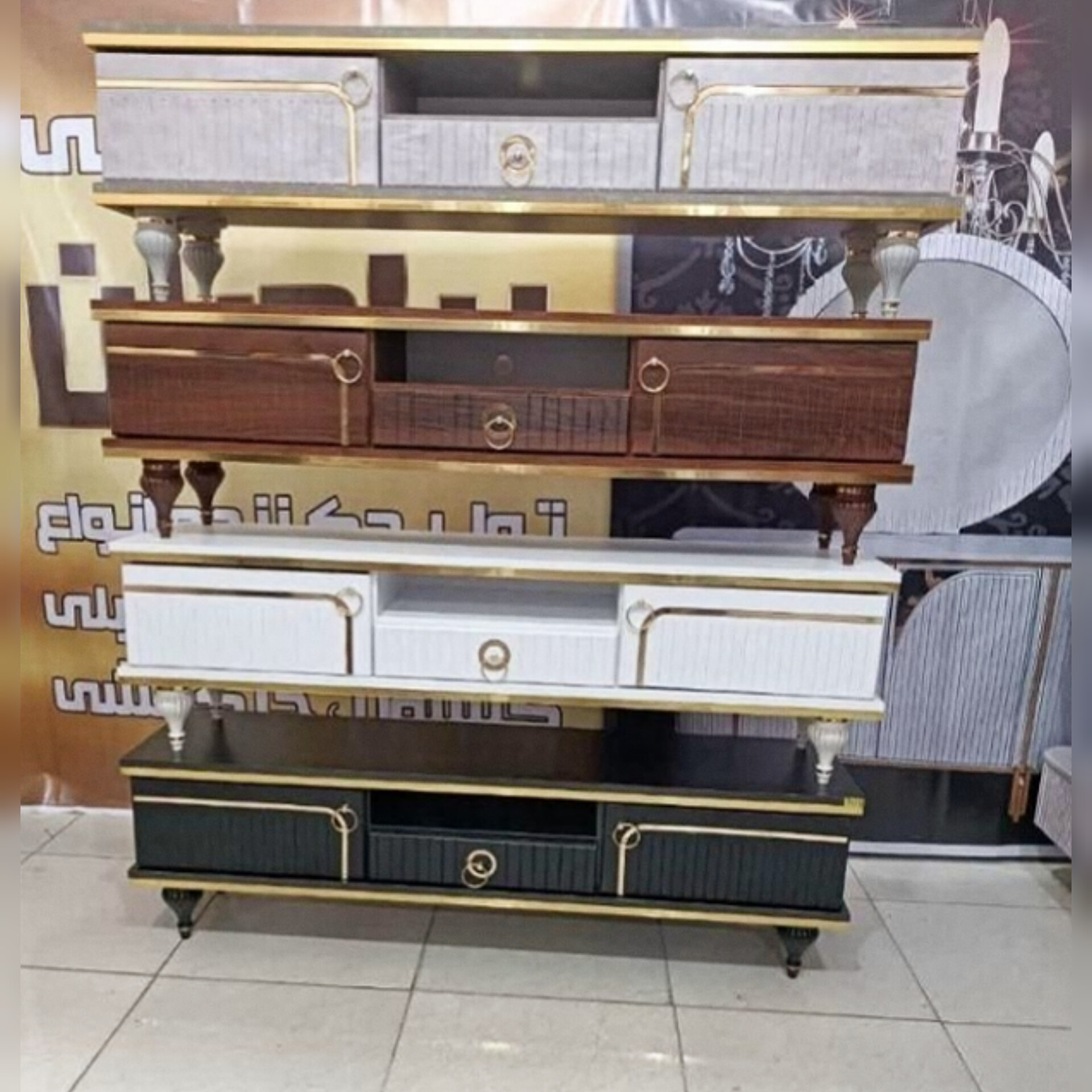میز تلویزیون مدل دلکا (160 سانت )