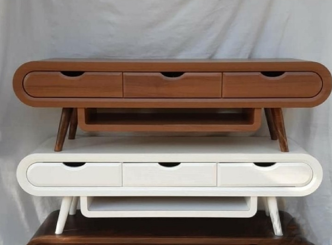 میز تلویزیون رادیویی 3 کشو 140 سانت