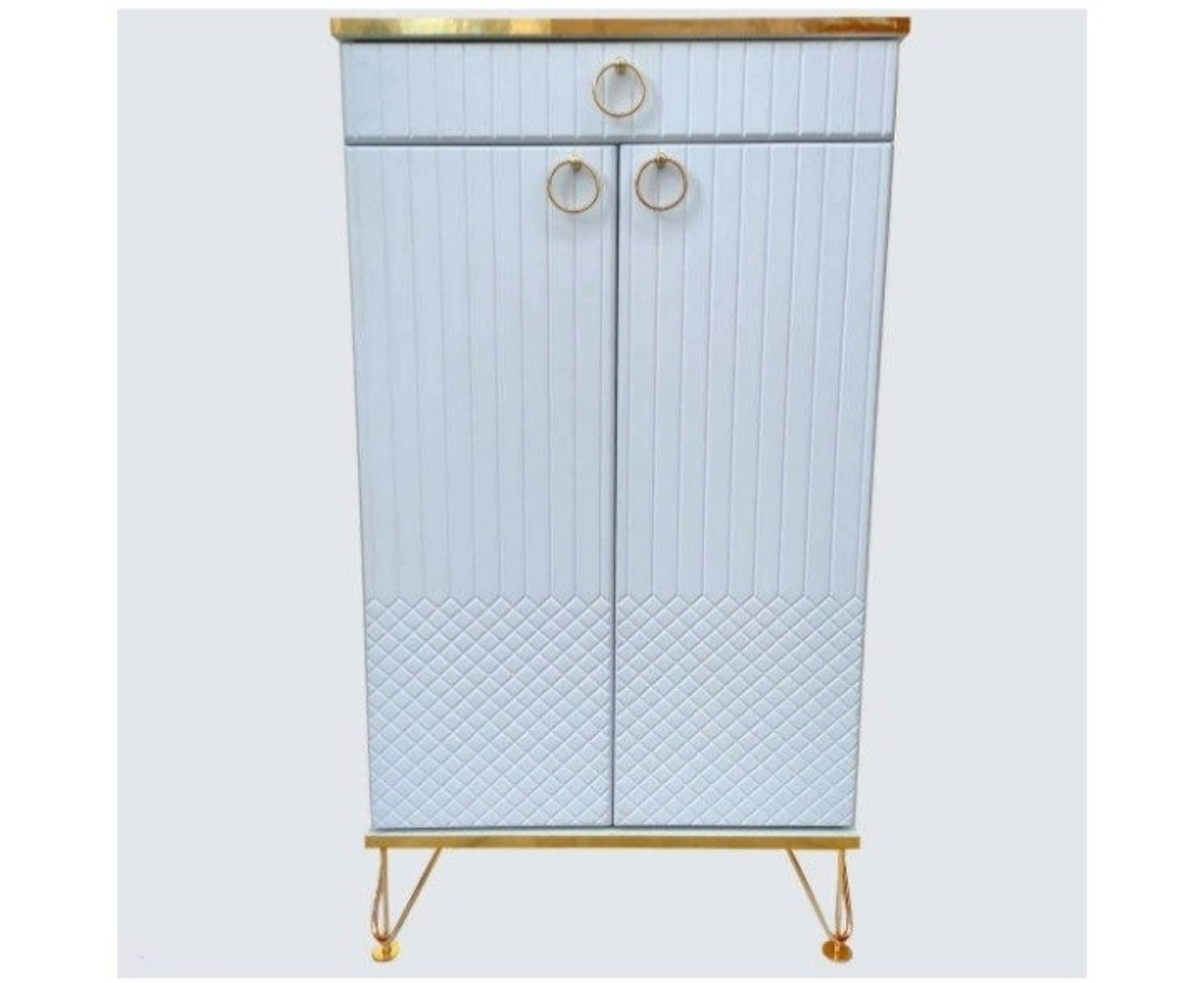 جاکفشی دو دورب مدل پراگ حنس نما ام دی اف وکیوم و بدنه ملامینه شرکتی ابعاد 61×32×90دارای لولای آرام بند دو درب و یک کشو و بدون دستگیره دارای رنگبندی 