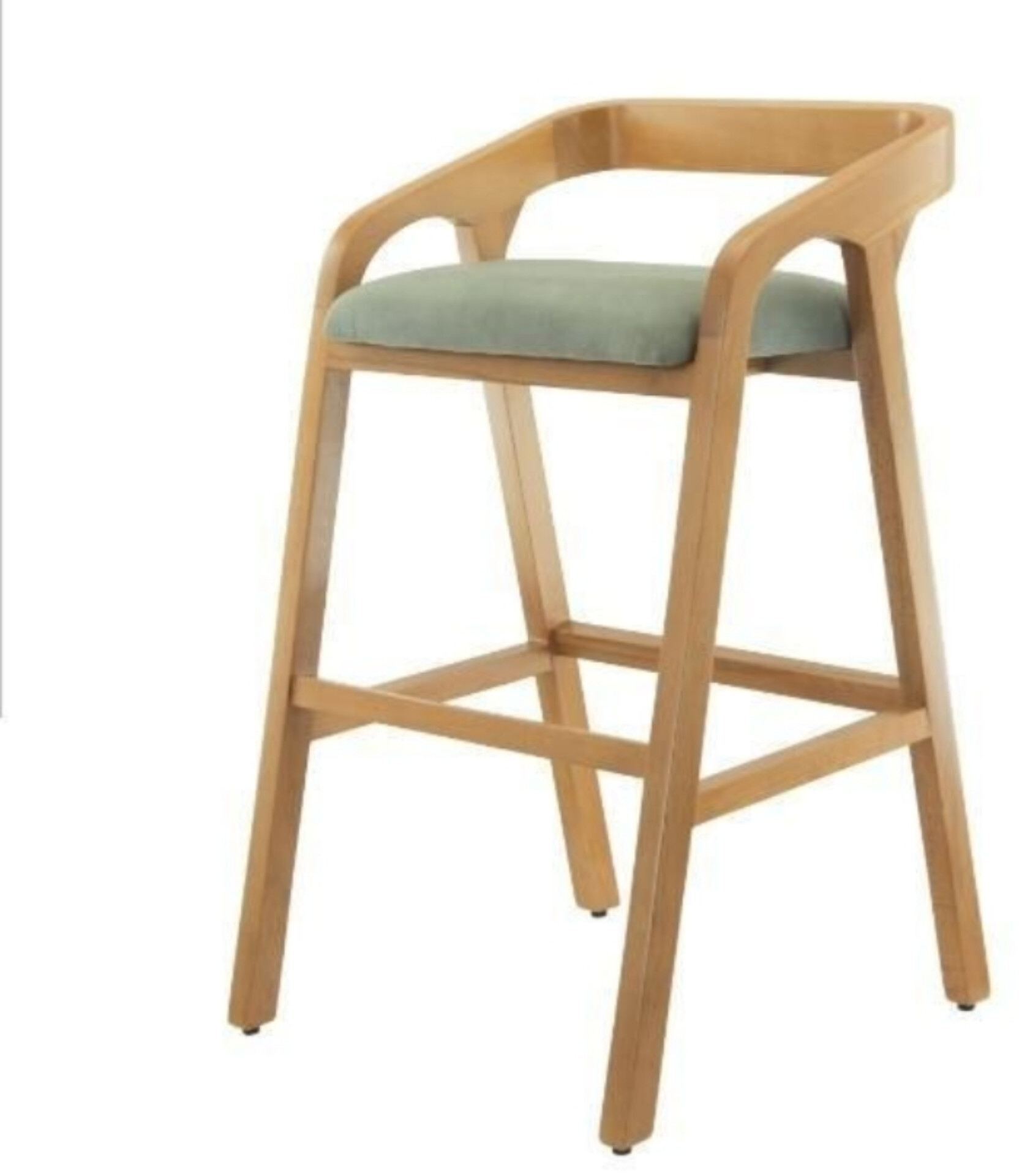 صندلی اپن مدل لاله جنس چوب توسکاابعاد 46×50×65ارتفاع 65دارای رنگبندی در چوب و پارچه نشیمن اسفنج کف پارچه 