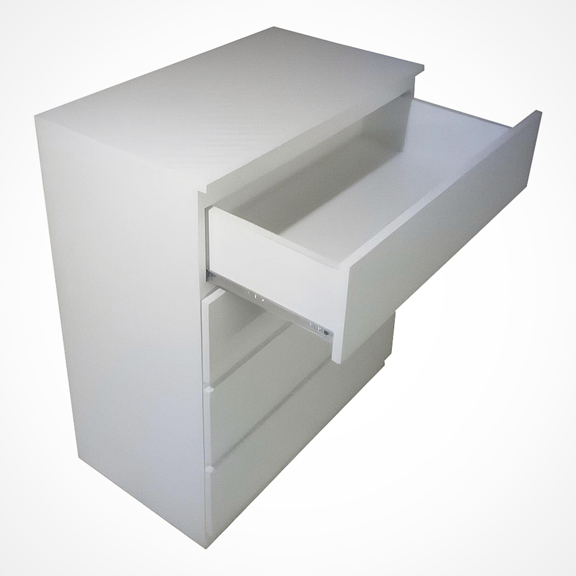   دراور 4کشو جنس mdf ابعاد 80×44×97عمق کشو 39دارای رنگبندی امکان افزایش تعداد کشو ها 