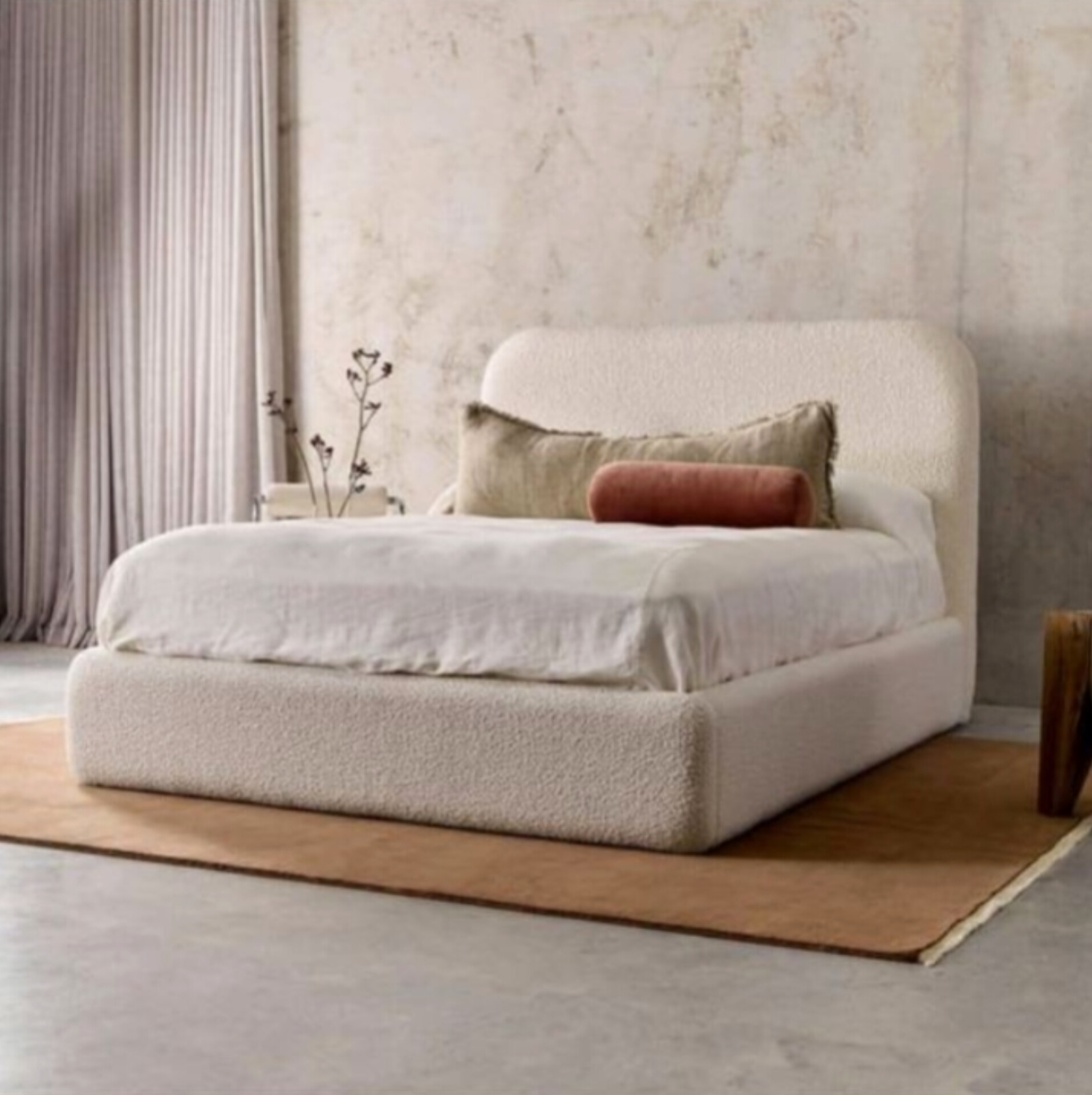  تخت دونفره مدل تدی جنس mdf ابعاد 200×160×115تمام پارچه پارچه ورندا زیرکار اسفنج دارای دوکفی تخت دارای رنگبندی 