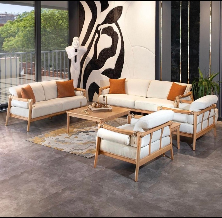   مبل مینیمال مدل دلتا 8نفره 3+3+1+1کلاف چوب راش نشیمن اسفنج ۳۵ کیلویی پارچه لیما دارای رنگبندی در چوب و پارچه امکان تغییر در تعداد نفرات 