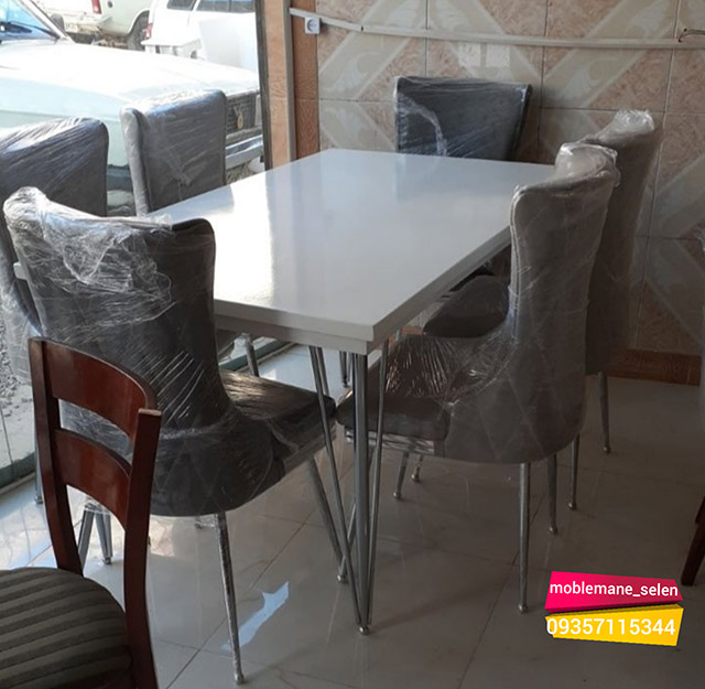  سرویس غذاخوری پایه استیل