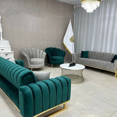  مبل راحتی مدل چستر صدفی