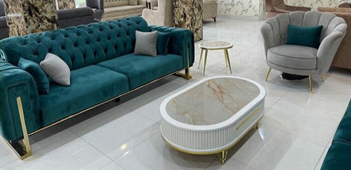  مبل راحتی مدل چستر صدفی