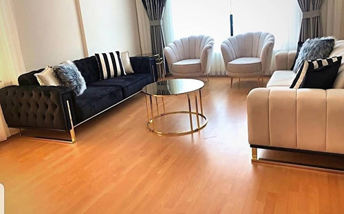  مبل راحتی مدل چستر صدفی