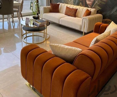  مبل راحتی مدل چستر صدفی