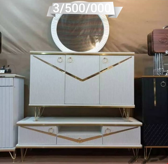 ست میز کنسول و ال سی دی