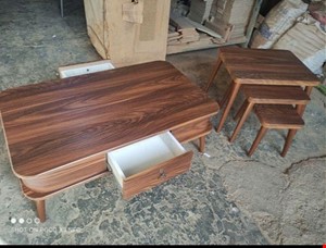 میز جلومبلی و عسلی مدل لیما 4 عددی 