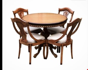 میز و صندلی ناهارخوری مدل گیتاری 4نفره