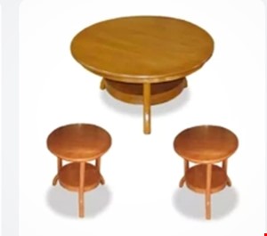 میز جلومبلی و عسلی مدل لهستانی (3عددی)