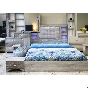 تخت خواب دونفره مدل فلور سایز 160
