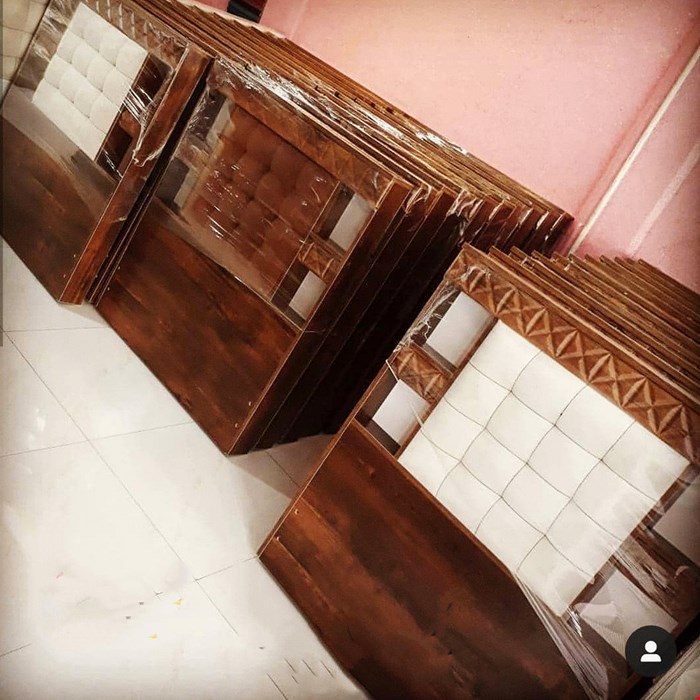 تخت خواب یکنفره مدل فلور سایز 200×90