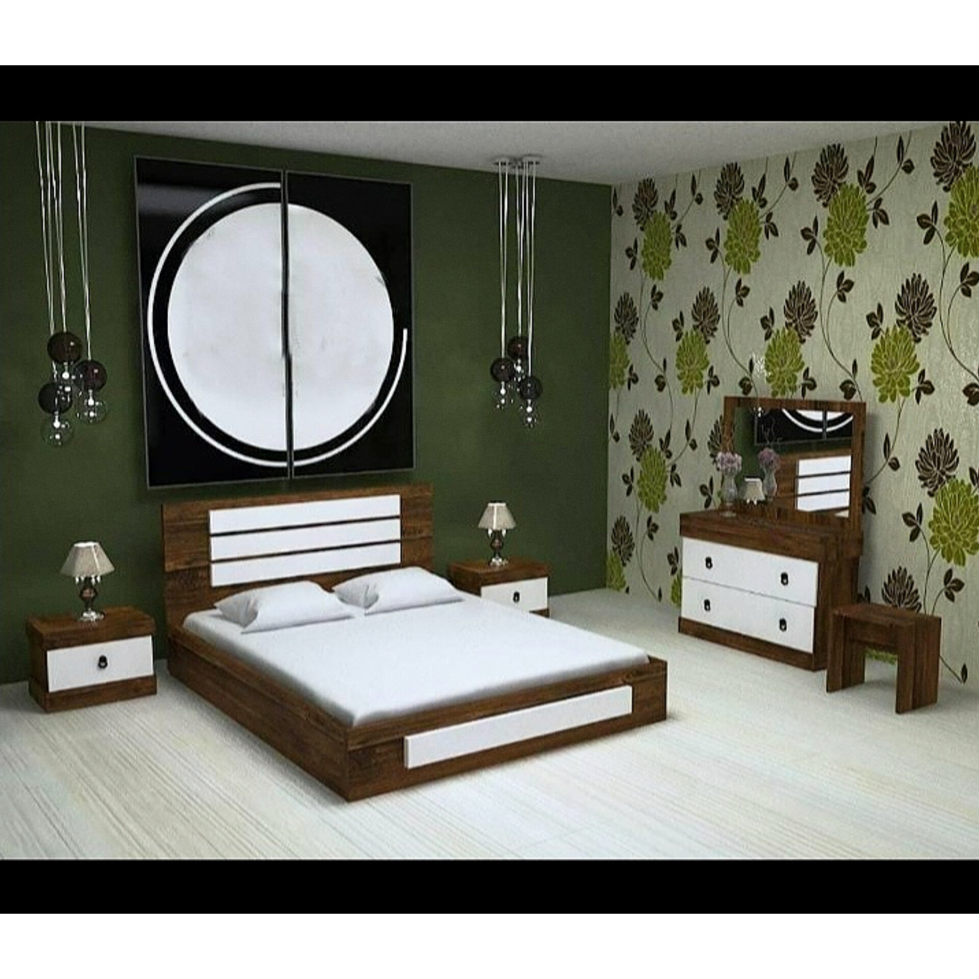 تختخواب دونفره مدل سناتور سایز 200×160-قهوه ای