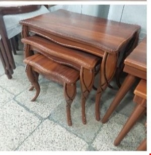 میز عسلی مدل پیچک (3عددی)